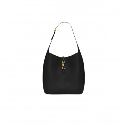 YSL LE 5 À 7 SUPPLE LARGE IN GRAINED LEATHER 753837AAAUQ1000 (30*31*13cm)